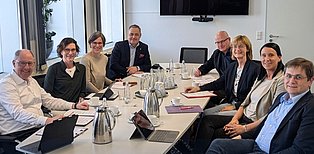 AG Wohlfahrtsverbände und Bürgermeister, Sozialdezernentin und Leiter des Sozialamtes